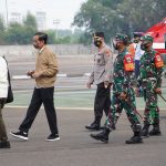 Danrem 064/MY Dampingi Pangdam III/Siliwangi Sambut Kunker Presiden RI di Wilayah Banten