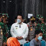 Pangdam II/Swj Dampingi Panglima TNI Tinjau Vaksinasi Massal di Kampus UIN Lampung