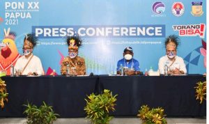 Pantau Persiapan PON XX 2021, Menteri Johnny: Kominfo Dukung Layanan Telekomunikasi dan Media Center