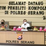 Tingkatkan Kompentensi Penyidik, Tim Peneliti Kompolnas Kunjungi Mapolres Serang