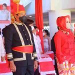 Berbusana Adat Minahasa, Kapolda Hadiri Puncak Peringatan HUT ke-57 Provinsi Sulut