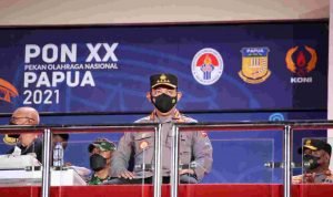 Kapolri Tinjau Kesiapan Pengamanan Jelang Pembukaan PON ke-XX di Papua