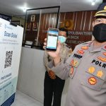 Kapolrestabes Surabaya Kunjungi Polsek Tenggilis, Pastikan Jajaran Terapkan Scan QR Code Peduli Lindungi