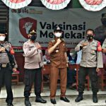 Polsek Rajeg Gelar Vaksinasi Merdeka di Desa Jambu Karya