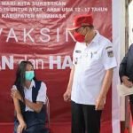 Bupati ROR dan Wabup RD Turlap Pantau Vaksinasi Anak di SMPN 2 Tondano
