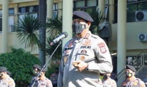 Upacara Tradisi Pembaretan Bintara Remaja TA. 2020/2021 di Tutup Kapolda Sulut Nana Sudjana