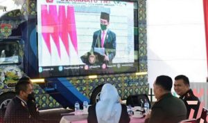 Bupati Mura ikuti Upacara Peringatan ke-76 HUT TNI Via Virtual Tahun 2021