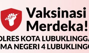 SMA Negeri 4 Kota Lubuklinggau Sukses Melaksanakan Vaksinasi Covid-19 Tahap II
