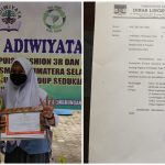 Pelajar SMA Negeri 4 Kota Lubuklinggau Persembahkan Tropy Penghargaan