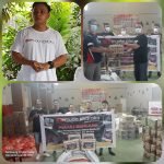 Peduli Bencana Mitra, Organisasi Muda Charaka Salurkan Paket Sembako Pada Korban Banjir