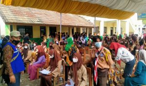 Yayasan Nurul Falah Bojong Pandan Gelar Vaksinasi Siswa di Hadiri Dandim 0602/Serang