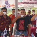 Nanang Hermato Ngopi Bareng Dengan Gubernur Arinal Memperingati Hari Kopi Sedunia