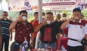 Nanang Hermato Ngopi Bareng Dengan Gubernur Arinal Memperingati Hari Kopi Sedunia