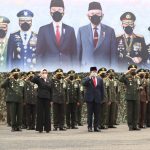 Pangdam II/Swj dan Forkopimda Sumsel Ikuti Upacara HUT ke-76 TNI