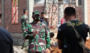 Kapendam II/Swj Tinjau TMMD ke-112 Kodim 0406/Lubuk Linggau