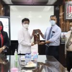 Kepala BNI Manado Irwan di Terima Walikota Andrei Diruang Kerjanya