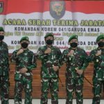 Pangdam II/Swj Pimpin Sertijab 2 Danrem Sekaligus