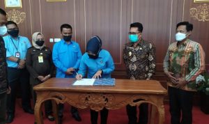 Kejari Dwi Astuti Beniyati MOU Dengan Pemkab Lampung Selatan