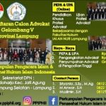 Pendaftaran Calon Advokat Gelombang V Provinsi Lampung