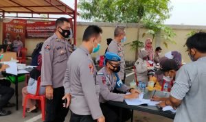 Siurkes Polres Serang Polda Banten Gelar Vaksinasi Presisi 500 Dosis