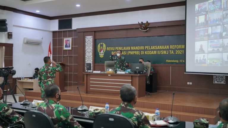 Kodam II/Sriwijaya Gelar PMPRB TA 2021