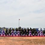 Pangdam I/BB Dampingi Panglima TNI Resmikan Makogabwilhan I,II,III dan Monumen Tri Matra