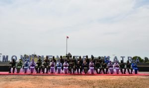 Pangdam I/BB Dampingi Panglima TNI Resmikan Makogabwilhan I,II,III dan Monumen Tri Matra