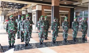 Kasad Jenderal TNI Andika Perkasa Terima Laporan Korps Kenaikan Pangkat 36 Pati TNI AD