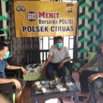 Bhabinkamtibmas Polsek Ciruas Polres Serang Sambang Warga dan 60 Menit Bersama Polisi