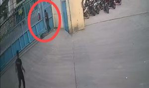 Terekam Kamera CCTV, Seorang Security Gagalkan Curanmor
