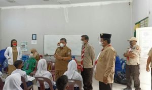 Wabup Deli Serdang Monitoring Pelaksanaan Vaksinasi Covid-19 di Kecamatan Beringin