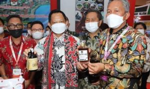 Keintjem: Terima Kasih Pak Mendagri Tito Kunjungi Stand Produk Binaan ATR BPN Minsel 