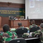 Kodam II/Swj Terima Sosialisasi Doktrin KEP TA 2021