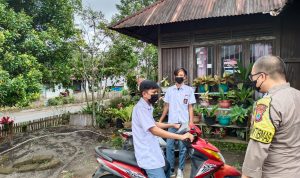 Giat Operasi, Polsek Langowan Barat Imbau Warga Patuhi Prokes
