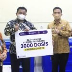 3000 Dosis Vaksin Sinopharm dari PT Pusri Palembang Diterima Pemkab Lampung Selatan