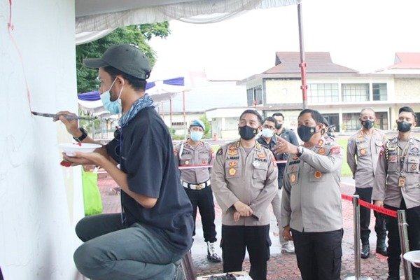 Piala Kapolda, Polda Sulut Gelar Bhayangkara Mural Festival 2021 1 IMG 20211030 WA0167