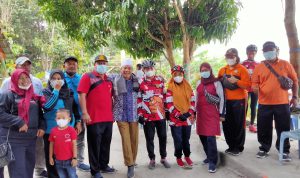 Bupati Asahan Gowes Sepeda Bersama Masyarakat