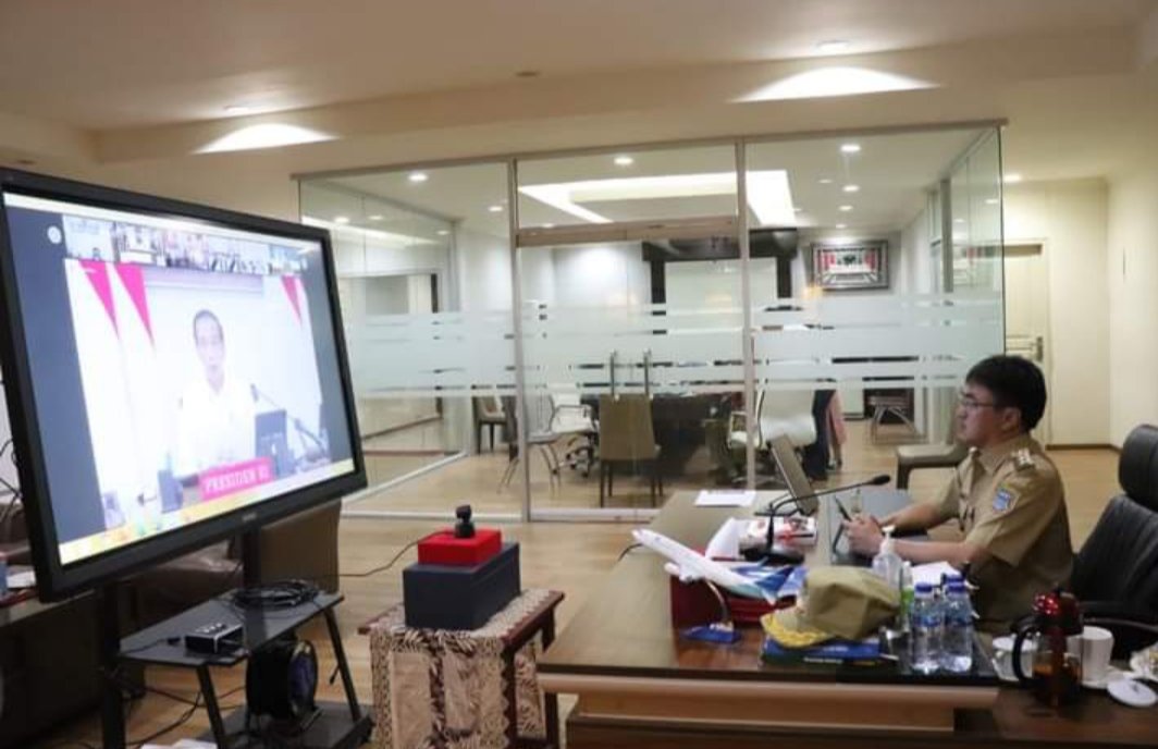 Zoom Meeting Bersama Presiden RI, Walikota Manado Andrei Dapat Arahan Penting 1 IMG 20211027 042953