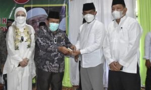 Danrem 044/Gapo Hadiri Peringatan Maulid Nabi Muhammad SAW 1443 Hijriyah