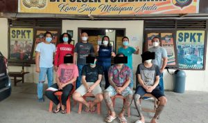 Tim Gabungan Polisi Amankan 4 Tersangka Penganiayaan di Desa Lolah Satu Kecamatan Tombariri Minahasa
