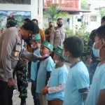 Anak-Anak Terdampak Covid-19, Polda Sulut Berikan Dukungan Psikososial
