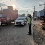Polsek Ciruas Polres Serang Strong Point Antisipasi Kemacetan Dan Tindak Kriminalitas