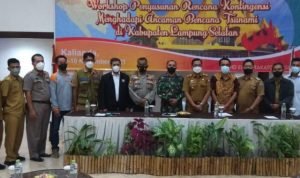 BNPB Gelar Workshop Menghadapi Ancaman Bencana Tsunami di Kabupaten Lampung Selatan