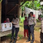 Bakti Sosial Polres Serang Polda Banten Terhadap Masyarakat Kurang Mampu Karena Dampak Covid-19