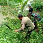 Subsektor 7 Sektor 20 Citarum, Koramil 10 Sukatani Giat Kerjabakti di Wilayah Sukakarya