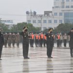 Diguyur Hujan, Pangdam II/Swj dan Forkopimda Sumsel Tetap Laksanakan Upacara Ziarah Nasional