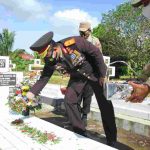 Upacara Hari Pahlawan Dihadiri Wakapolda Sulut di TMP Kairagi Manado