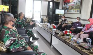 Dandim 0410/KBL Terima Kunker Tim BPKP Perwakilan Provinsi Lampung