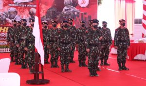 Via Virtual, Kapolda Sumsel Ikuti Upacara Peringatan HUT ke-76 Korps Brimob Polri