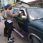 Satlantas Polres Tulang Bawang Gelar Operasi Zebra Krakatau 2021 di Pasar Unit 2